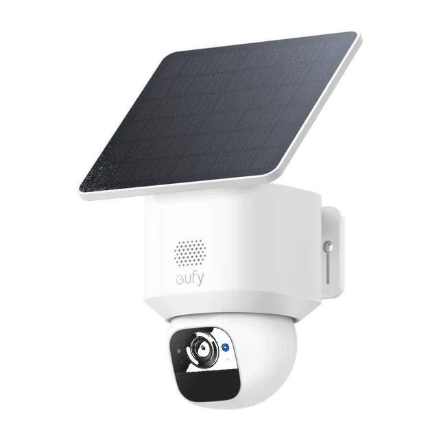 Solar-powered cellular security camera